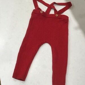Carter's Red Knit Overalls for Kids